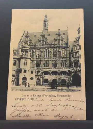 Frankfurt am Main Das neue Rathaus Festsaalbau Bürgersaalbau JW 650415 C