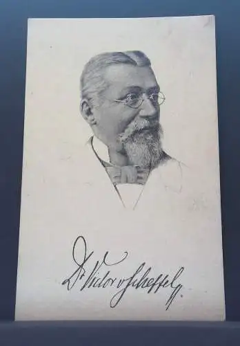 Viktor von Scheffel Dichter Porträt JW 650464 C