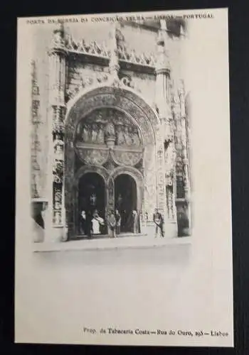 Porta Da Egreja Da Conceicao Yelha Lisboa Portugal 800077 Ga E