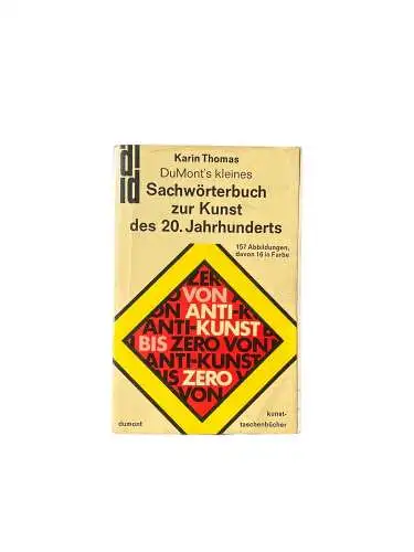 Karin Thomas DUMONT TASCHENBÜCHER, DUMONT'S KLEINES SACHWÖRTERBUCH ZUR KUNST