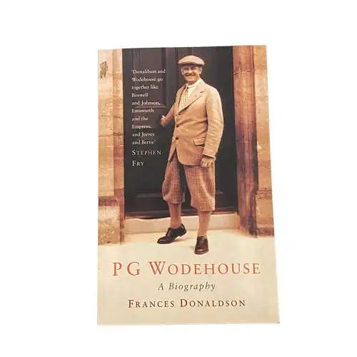 3688 Frances Donaldson P.G. WODEHOUSE: A BIOGRAPHY Prion books