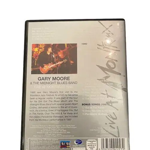 1529 Eagle Rock Entertainment Ltd. GARY MOORE & THE MIDNIGHT BLUES BAND - LIVE