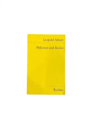 3104 Leopold Ahlsen PHILEMON UND BAUKIS Hörspiel Reclam