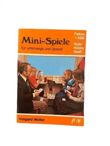 1941 Irmgard Wolter MINI-SPIELE für unterwegs u. überall +Abb