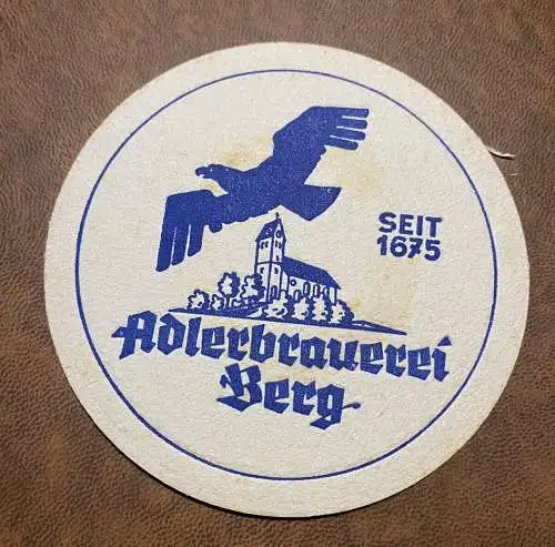 Bierdeckel Adlerbrauerei Berg Adler