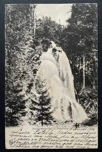 Radau Wasserfall bei Harzburg Bad Wald Niedersachsen Deutschland 400984 TH