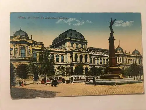 Wien Universität mit Liebenberg Denkmal 30079 RU