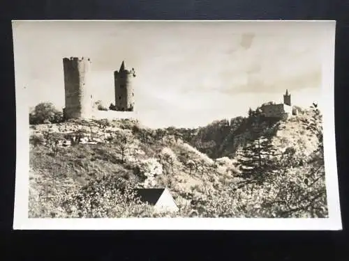 Bad Kösen - Blick auf Ruine Saaleck & Rudelsburg - Naumburg 140440 TH