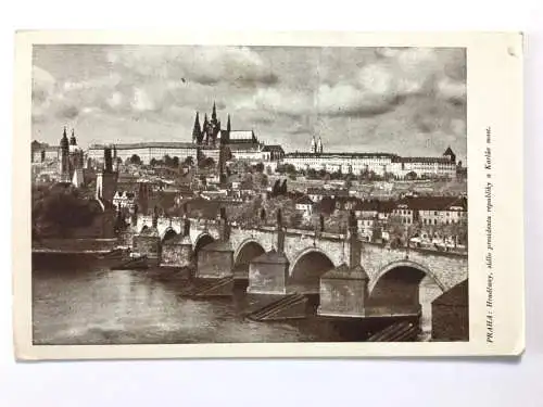 Prag Praha - Hradcany Hradschin - Sitz des Presidenten & Karlsbrücke 40284 TH