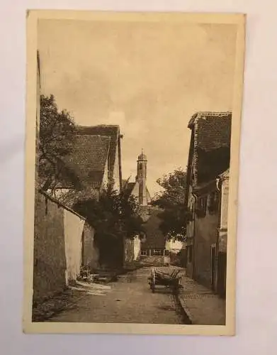 ak, Bayern, Rothenburg, Burggasse Strassenansicht (40056 BW)