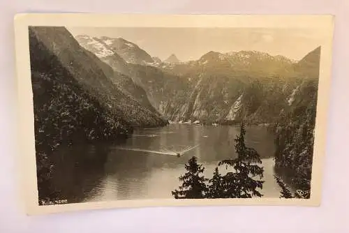 Ak, Bayern, Königssee, Malerwinkel, Schönfeldspitze (40054 BW)