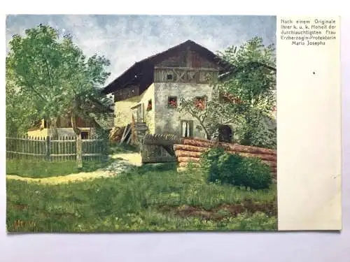 Kriegshilfsbüro - Haus - Erherzogin-Protektorin Maria Josepha 30175 TH