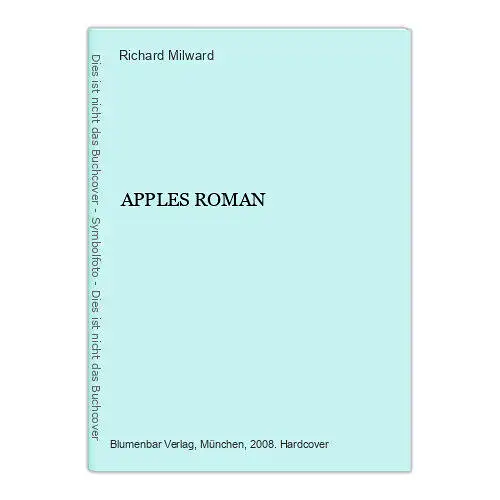 2162 Richard Milward APPLES ROMAN HC Blumenbar Verlag