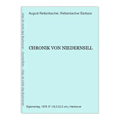 75 CHRONIK VON der Gemeinde  NIEDERNSILL Rettenbacher