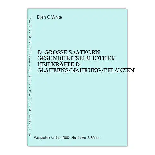 2273 White GROßE SAATKORN GESUNDHEITSBIBL HEILKRÄFTE D GLAUBENS/NAHRUNG/PFLANZEN