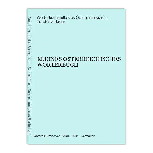 9058 KLEINES ÖSTERREICHISCHES WÖRTERBUCH +Illus