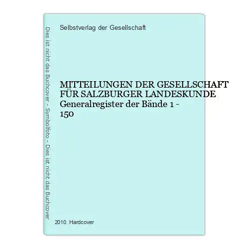 1141 Selbstverlag der Gesellschaft MITTEILUNGEN DER GESELLSCHAFT