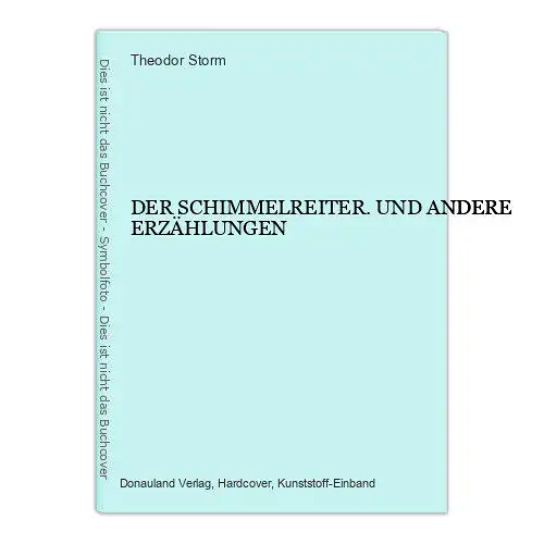 Theodor Storm DER SCHIMMELREITER. UND ANDERE ERZÄHLUNGEN HC +Abb