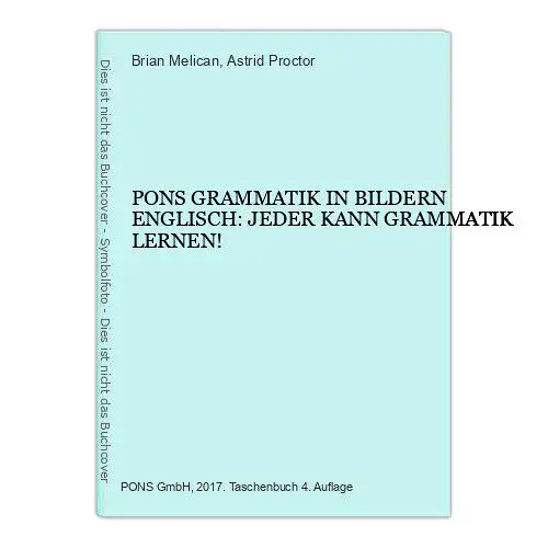 6753 Brian Melican PONS GRAMMATIK IN BILDERN ENGLISCH: JEDER KANN GR