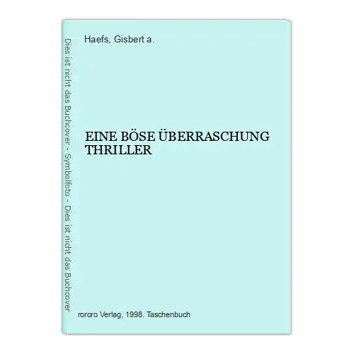 2224 Gisbert Haefs u. a. EINE BÖSE ÜBERRASCHUNG THRILLER +Ilus