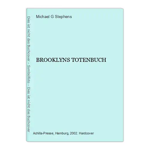 594 Michael G. Stephens BROOKLYNS TOTENBUCH HC SEHR GUTER ZUSTAND!