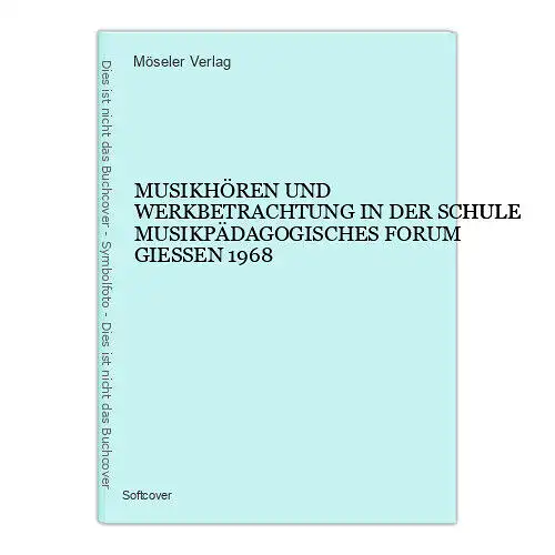 1616 MUSIKHÖREN UND WERKBETRACHTUNG IN DER SCHULE MUSIKPÄDAGOGISCHES GIESSEN