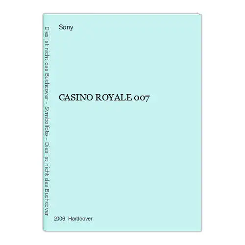 1478 Sony CASINO ROYALE 007 HC DANIEL CRAIG FILM JAMES BOND