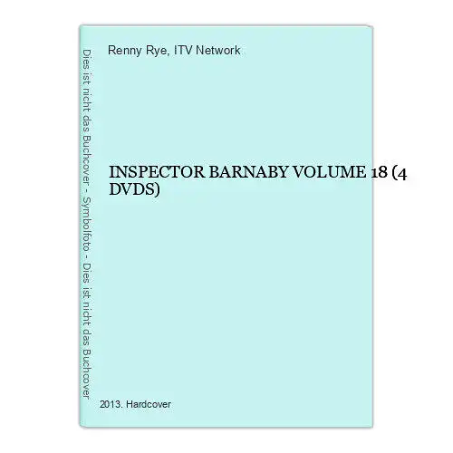 3752 Renny Rye INSPECTOR BARNABY VOLUME 18 (4 DVDS) HC +Abb