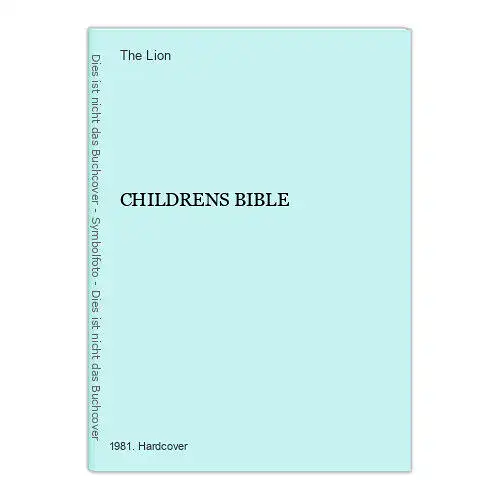 1138 The Lion CHILDRENS BIBLE HC KINDERBIBEL ENGLISCH