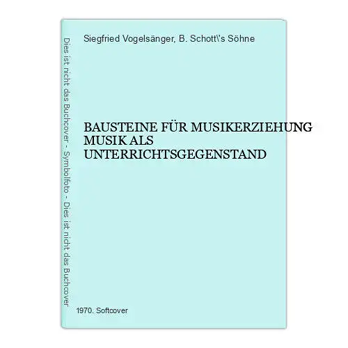 2390 Siegfried Vogelsänger MUSIK ALS UNTERRICHTSGEGENSTAND