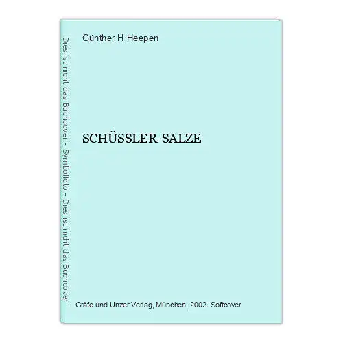 5137 Günther H. Heepen SCHÜSSLER-SALZE Der große GU Kompass