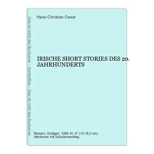 340 IRISCHE SHORT STORIES DES 20. JAHRHUNDERTS HC SEHR GUTER ZUSTAND!