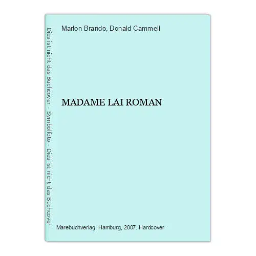 1981 Marlon Brando MADAME LAI ROMAN HC +wenige Karten