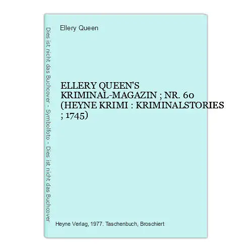 Ellery Queen ELLERY QUEEN'S KRIMINAL-MAGAZIN ; NR. 60 +Abb