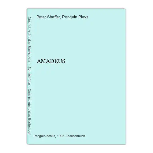 3912 Peter Shaffer AMADEUS Penguin Plays Drama/Theatre