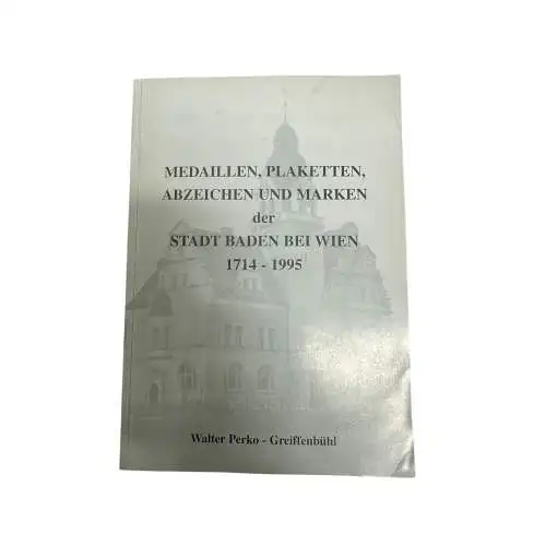 9441 Walter Perko-Greiffenbühl MEDAILLEN, PLAKETTEN, ABZEICHEN UND MARKEN DER ST