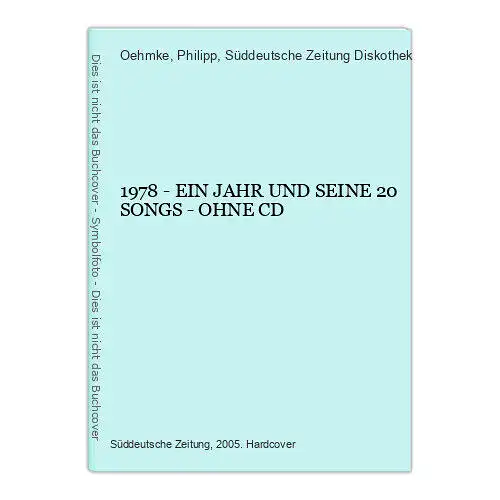 2356 Oehmke (Hg.) 1978 EIN JAHR UND SEINE 20 SONGS - OHNE CD