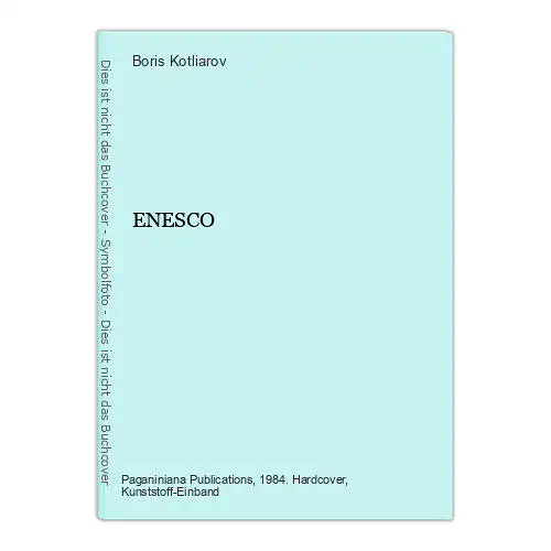 Boris Kotliarov ENESCO Paganiniana Publications HC +Abb