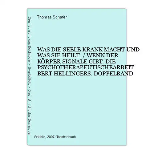 6635 Thomas Schäfer WAS DIE SEELE KRANK MACHT UND WAS SIE HEILT. / WENN DER KÖRP