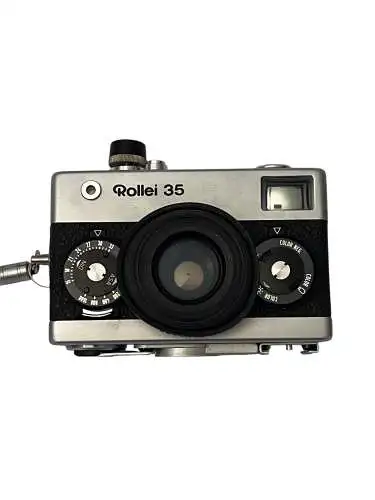 Fotoapparat Rollei Silber w. Tessar 3.5/40mm 1966-1974      R0122