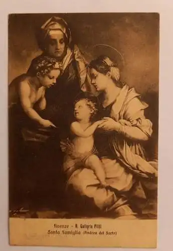 Firenze Santa Famiglia Andrea del Sarto 600670A gr D