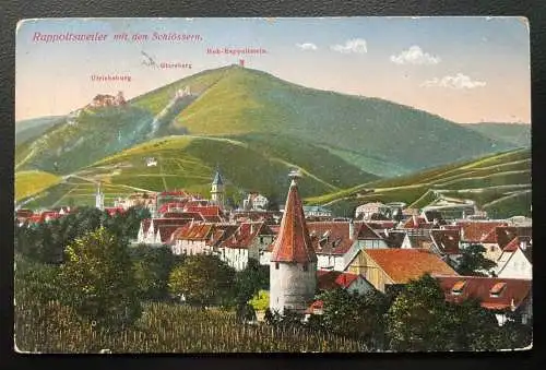 Rappoltsweiler Schlösser Berg Oberelsaß Colmar-Ribeauvillé Frankreich 600118A D