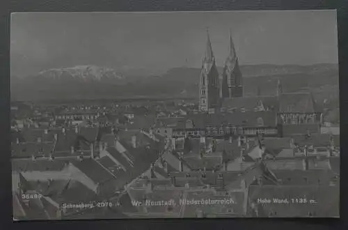 Schneeberg Hohe Wand Wiener Neustadt Kirche Stadt Niederösterreich 600140A TH D