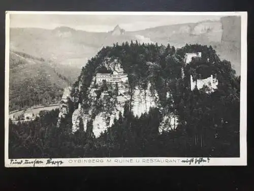 Oybinberg - Ruine mit Restaurant - Zitterauer Gebirge 958 TH