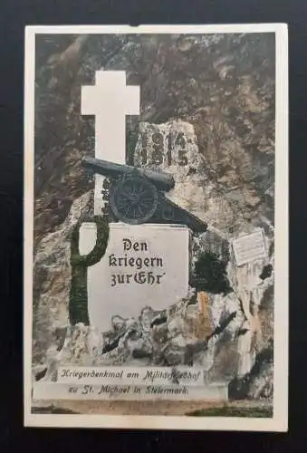 Kriegerdenkmal Am Militärfriedhof Zu St.Michael In Steiermark 80023 H Gr