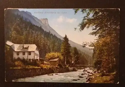 Gasthaus Hinterhorn Bei Lofer Salzburg  Gr1 J 5581