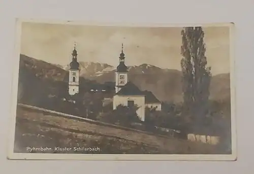 Oberösterreich Pyhrnbahn Kloster Schlierbach Kirche Hang Pappel 600712A tl
