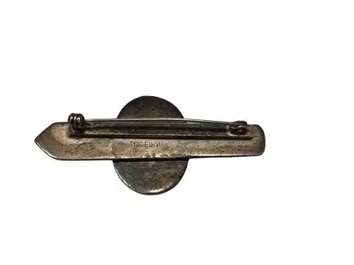 Made in Siam Brosche Email 5 x 2.5 cm um 1920/30 P2