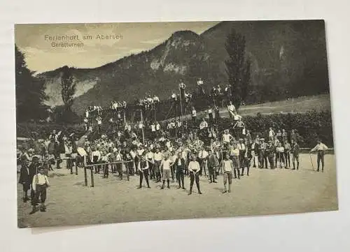 Ferienhort am Abersee Turnplatz um 1900 