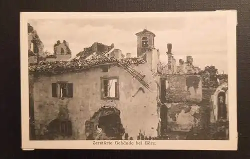 Zerstörte Gebäude Bei Görz 170060 Ga E